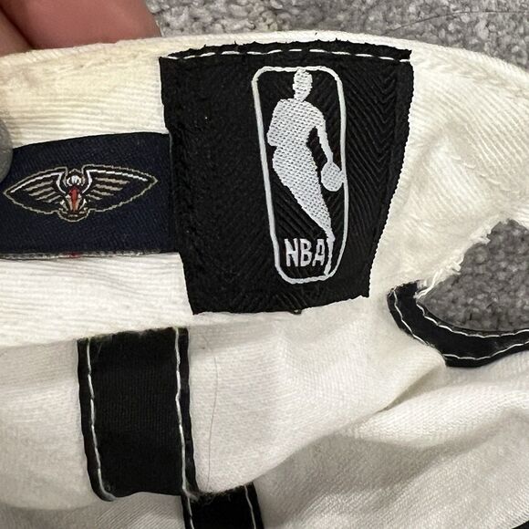 '47 Brand Nola New Orleans Pelicans Retro Script Rope Snapback Hat Cap NBA White - Picture 6 of 12